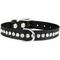 Show in main carousel: OmniPet Signature Leather Crystal Dog Collar, Black, 14-in slide 1 of 5