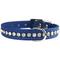 Show in main carousel: OmniPet Signature Leather Crystal Dog Collar, Blue, 12-in slide 1 of 3