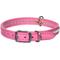 Show in main carousel: OmniPet Signature Leather Crystal Dog Collar, Pink, 10-in slide 2 of 4