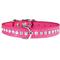 Show in main carousel: OmniPet Signature Leather Crystal Dog Collar, Pink, 12-in slide 1 of 4