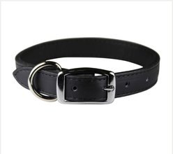 OmniPet Signature Leather Dog Collar, Black, 20-in slide 1 of 3