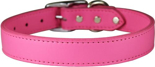 Show full view: OmniPet Signature Leather Dog Collar, Pink, 18-in slide 3 of 8