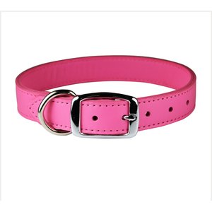 OmniPet Signature Leather Dog Collar, Pink, 22-in