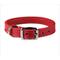 Show in main carousel: OmniPet Signature Leather Dog Collar, Red, 12-in slide 1 of 5