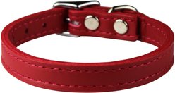 OmniPet Signature Leather Dog Collar, Red, 14-in slide 2 of 3