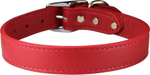 Show full view: OmniPet Signature Leather Dog Collar, Red, 24-in slide 2 of 5