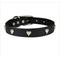 Show in main carousel: OmniPet Signature Leather Heart Dog Collar, Black, 18-in slide 1 of 6
