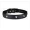 Show in main carousel: OmniPet Signature Leather Heart Dog Collar, Black, 22-in slide 1 of 5