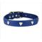 Show in main carousel: OmniPet Signature Leather Heart Dog Collar, Blue, 16-in slide 1 of 7