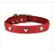 Show in main carousel: OmniPet Signature Leather Heart Dog Collar, Red, 20-in slide 1 of 6