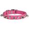 Show in main carousel: OmniPet Signature Leather Studs & Spikes Dog Collar, Pink, 14-in slide 1 of 7