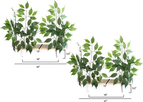 Show full view: On2Pets Cat Canopy Wall Shelves, Rectangle, 2 count slide 2 of 11