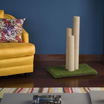 Show full view: On2Pets Skyline 30.5-in Sisal Cat Scratching Post, Beige slide 4 of 7