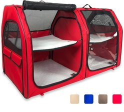 One for Pets Cat Show House & Kennel, Double, Red