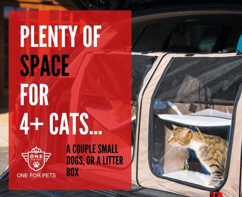 Show full view: One for Pets Cat Show House & Kennel, Double, Red slide 4 of 8