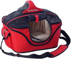 One for Pets The Deluxe Cozy Dog & Cat Carrier, Red, Large
