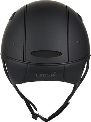 Show full view: One K Defender Riding Helmet, Black Matte, Medium Long Oval slide 2 of 2