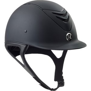 One K MIPS CCS Horse Riding Helmet, Black Matte, X-Large Long Oval