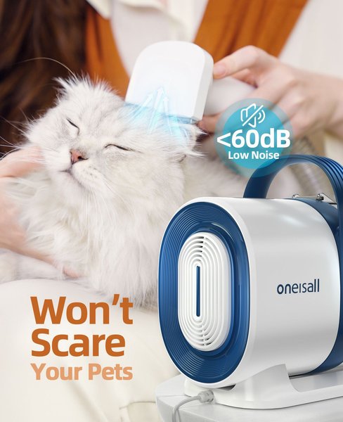 Show full view: OneIsAll LM2 7-in-1 Tool Pet Hair Vacuum & Grooming Kit, 1.5-L slide 4 of 11