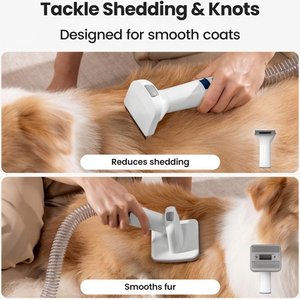 OneIsAll LM2C Pet Hair Vacuum & Grooming Kit for Dog & Cat, 1.5L