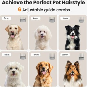 OneIsAll LM2C Pet Hair Vacuum & Grooming Kit for Dog & Cat, 1.5L