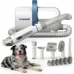 OneIsAll LM2C Pet Hair Vacuum & Grooming Kit for Dog & Cat, 1.5L