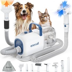 OneIsAll Pet Grooming Vacuum, Adjustable Blow Dryer & Clipper Grooming Kit slide 1 of 9