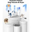 ONEISALL Pet Grooming Vacuum, Adjustable Blow Dryer & Clipper Grooming