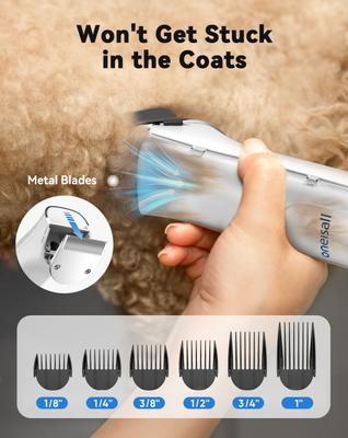 Show full view: OneIsAll Pet Grooming Vacuum, Adjustable Blow Dryer & Clipper Grooming Kit slide 4 of 13