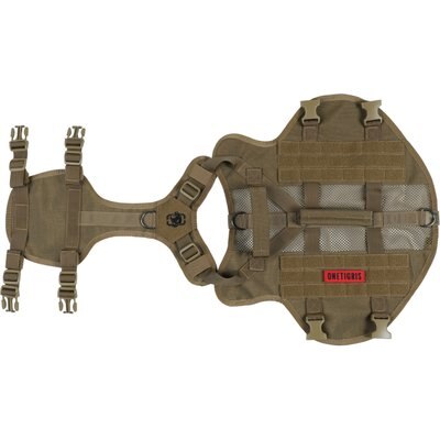 OneTigris OneTigris AIRE Nylon Mesh No Pull Dog Harness, Coyote Brown, Large: 27 to 36-in chest