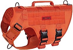 OneTigris AIRE Nylon Mesh No Pull Dog Harness, Orange, Medium: 24 to 32-in chest