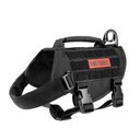 OneTigris Beast Mojo Nylon Tactical Dog Harness, Black, X-Small: 15 to 22-in chest