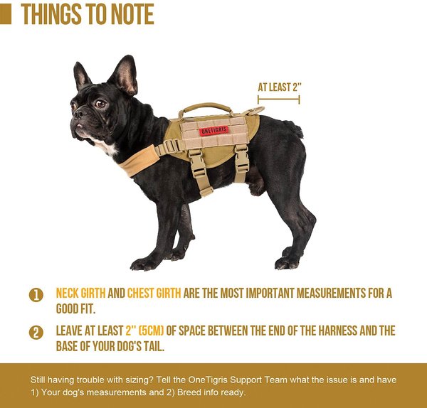 OneTigris Beast Mojo Nylon Tactical Dog Harness
