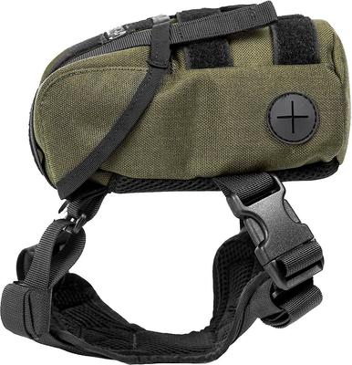 Show full view: OneTigris Eureka K9 Dog Backpack, Ranger Green, X-Small slide 3 of 10