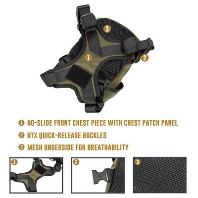 Show full view: OneTigris Eureka K9 Dog Backpack, Ranger Green, X-Small slide 9 of 10