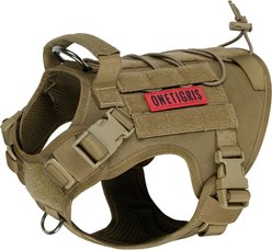 OneTigris FIRE WATCHER 2.0 No Pull Dog Harness, Coyote Brown, Small: 20 to 27-in chest
