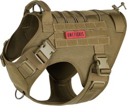 OneTigris FIRE WATCHER 2.0 No Pull Dog Harness, Coyote Brown, X-Large: 31 to 40-in chest