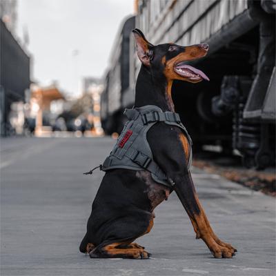 Show full view: OneTigris FIRE WATCHER 2.0 No Pull Dog Harness, Grey, Large: 27 to 36-in chest slide 9 of 11