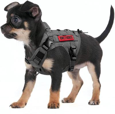 Show full view: OneTigris FIRE WATCHER 2.0 No Pull Dog Harness, Grey, X-Small: 15 to 22-in chest slide 4 of 10