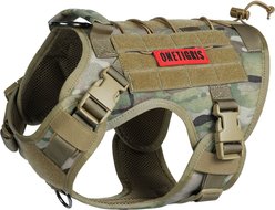 OneTigris FIRE WATCHER 2.0 No Pull Dog Harness, Multicam, Large: 27 to 36-in chest