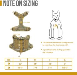 OneTigris FIRE WATCHER 2.0 No Pull Dog Harness, Multicam, Large: 27 to 36-in chest slide 2 of 9