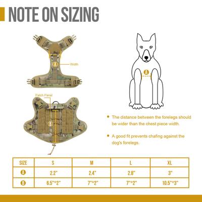 OneTigris FIRE WATCHER 2.0 No Pull Dog Harness