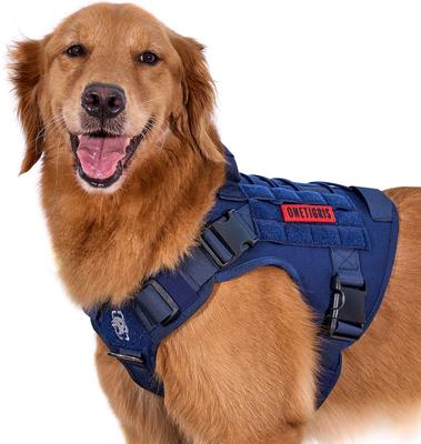Show full view: OneTigris FIRE WATCHER 2.0 No Pull Dog Harness, Navy Blue, Large: 27 to 36-in chest slide 3 of 8