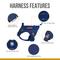 Show in main carousel: OneTigris FIRE WATCHER 2.0 No Pull Dog Harness, Navy Blue, Large: 27 to 36-in chest slide 6 of 8