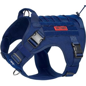 OneTigris FIRE WATCHER 2.0 No Pull Dog Harness, Navy Blue, X-Large: 31 to 40-in chest