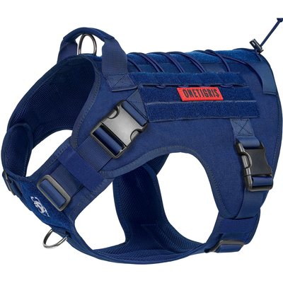 OneTigris OneTigris FIRE WATCHER 2.0 No Pull Dog Harness, Navy Blue, X-Large: 31 to 40-in chest