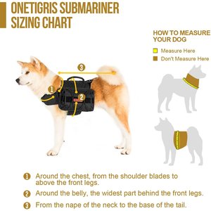 OneTigris Mammoth Dog Pack, Black, Large