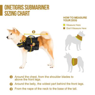 Show full view: OneTigris Mammoth Dog Pack, Black, Large slide 6 of 11