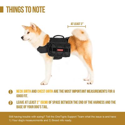 Show full view: OneTigris Mammoth Dog Pack, Black, Large slide 7 of 11