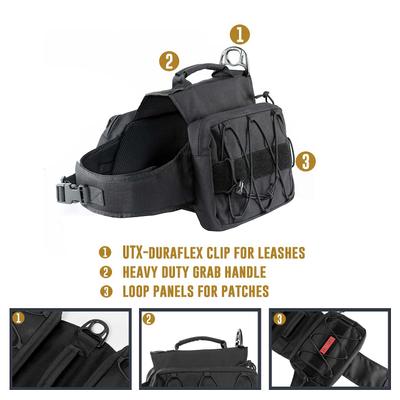 Show full view: OneTigris Mammoth Dog Pack, Black, Large slide 9 of 11